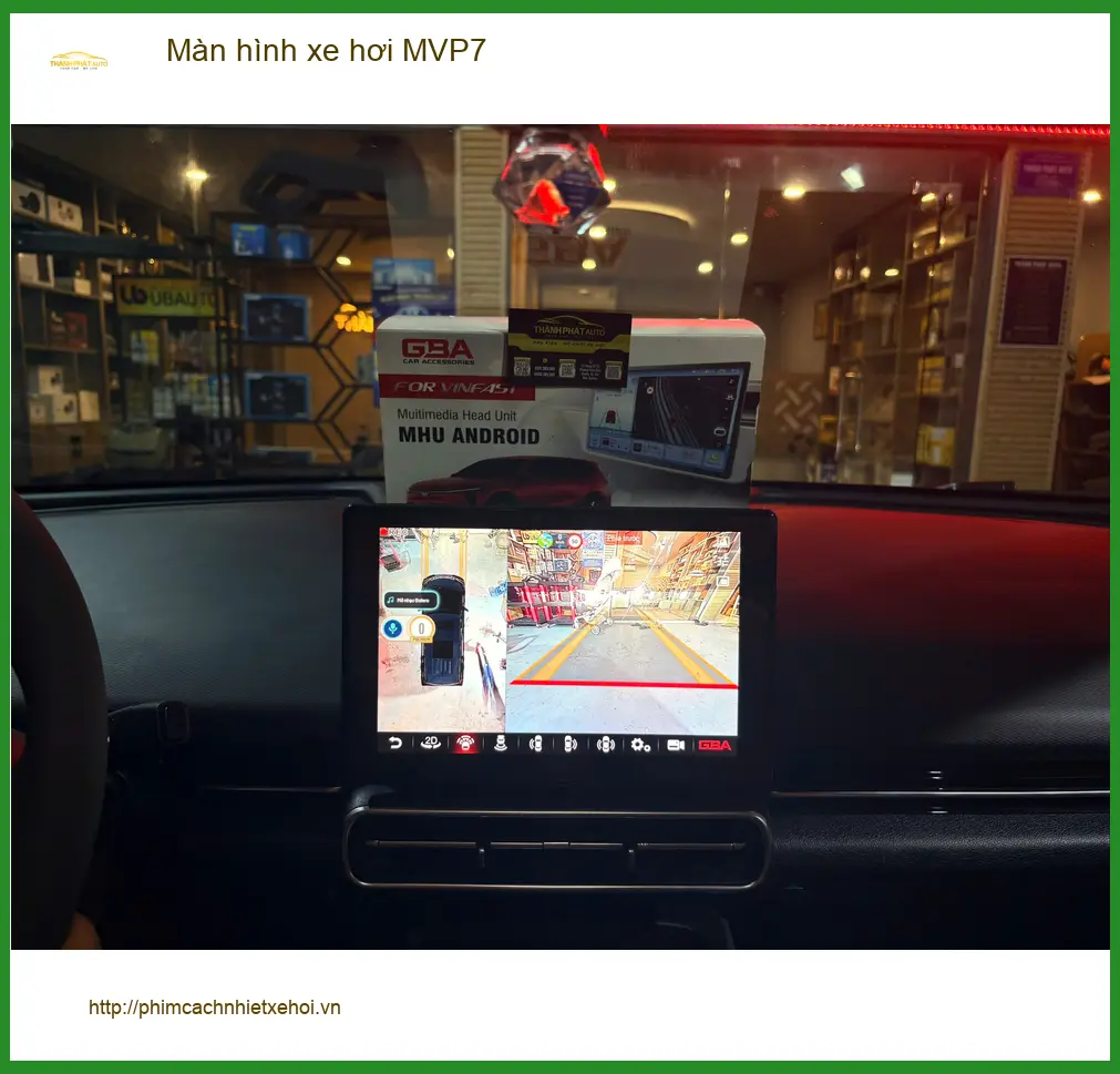 Chú Minh lắp màn hình xe hơi MVP7 cho Honda CR-V tại Quận 2 vì màn cũ bị đơ ảnh thực tế 2