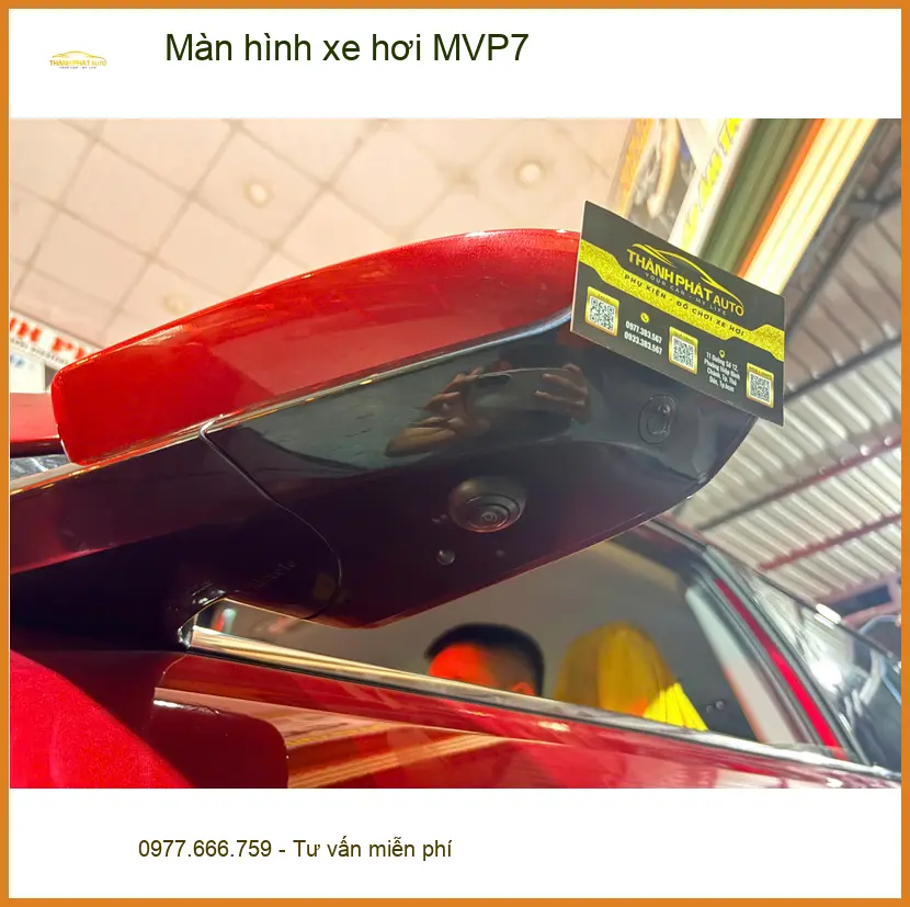 Chú Minh lắp màn hình xe hơi MVP7 cho Honda CR-V tại Quận 2 vì màn cũ bị đơ ảnh thực tế 5
