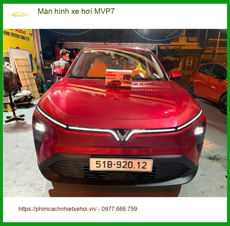 Chị Bích lắp màn hình xe hơi MVP7 cho Honda City tại Thủ Đức