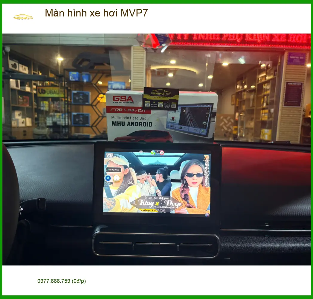 Chị Bích lắp màn hình xe hơi MVP7 cho Honda City tại Thủ Đức ảnh thực tế 2