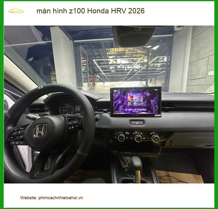 Anh Khang lắp màn hình Z100 cho Honda HRV 2026 tại Quận 7 để nâng cấp trải nghiệm lái ảnh thực tế 3