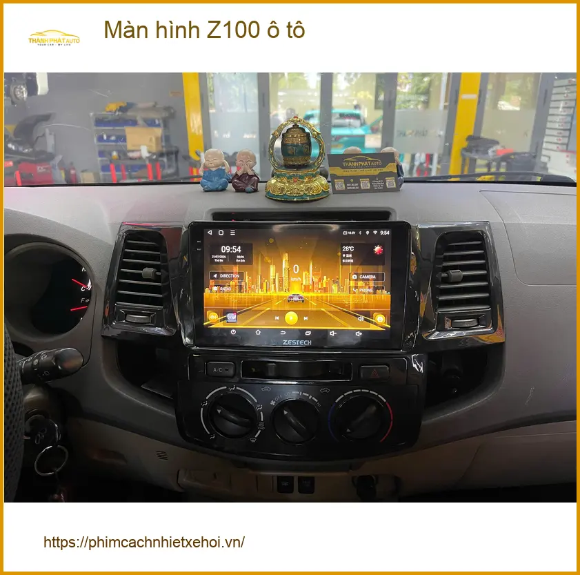 Anh Tấn lắp Màn hình Z100 ô tô Hyundai Accent Quận 12 để lái xe tiện nghi hơn ảnh thực tế 3