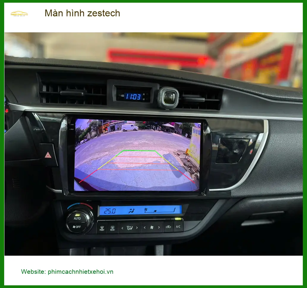 Chị Bích nâng cấp màn hình Zestech cho Hyundai Accent tại Thủ Đức ảnh thực tế 2