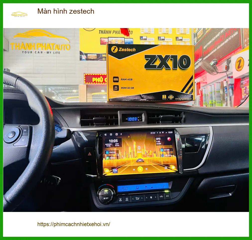 Anh Nhật lắp màn hình Zestech cho Honda HR-V tại Quận 1 vì màn zin không có dẫn đường ảnh thực tế 2