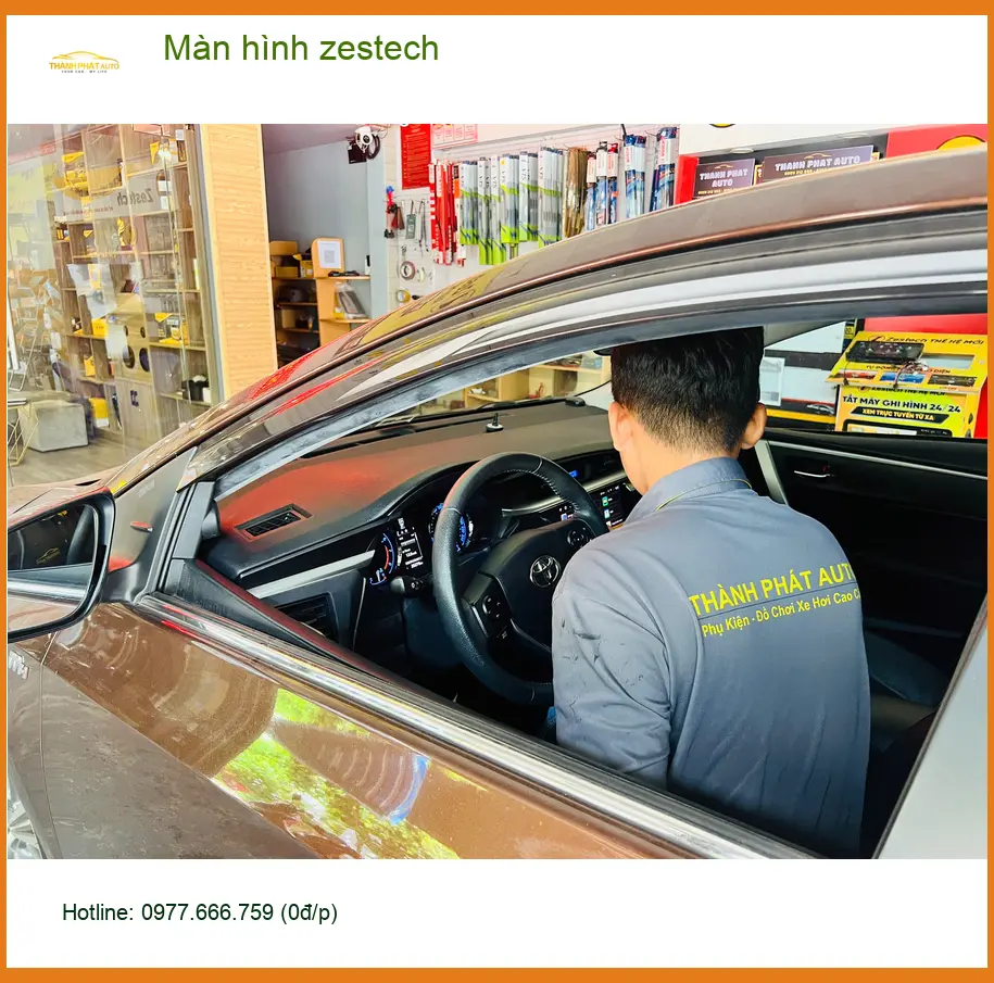 Anh Nhật lắp màn hình Zestech cho Honda HR-V tại Quận 1 vì màn zin không có dẫn đường ảnh thực tế 4