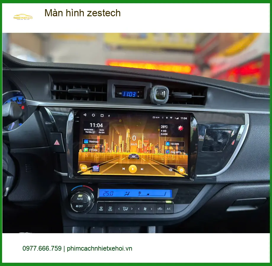 Anh Nhật lắp màn hình Zestech cho Honda HR-V tại Quận 1 vì màn zin không có dẫn đường ảnh thực tế 5