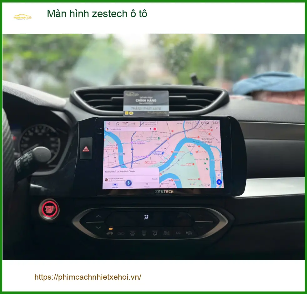 Anh Khải lắp màn hình Zestech ô tô cho Hyundai Accent tại Quận 5 vì màn zin quá cũ ảnh thực tế 3