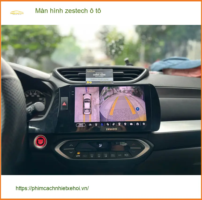 Anh Khải lắp màn hình Zestech ô tô cho Hyundai Accent tại Quận 5 vì màn zin quá cũ ảnh thực tế 4