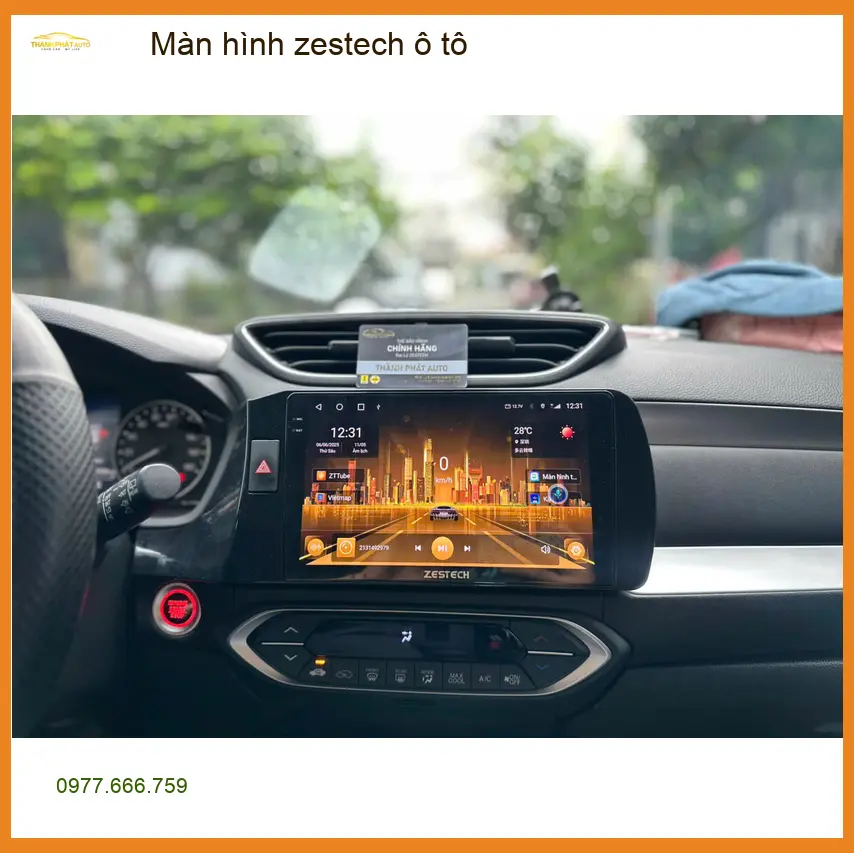 Anh Lâm lắp Màn hình Zestech ô tô cho Mitsubishi Outlander tại Quận Tân Bình