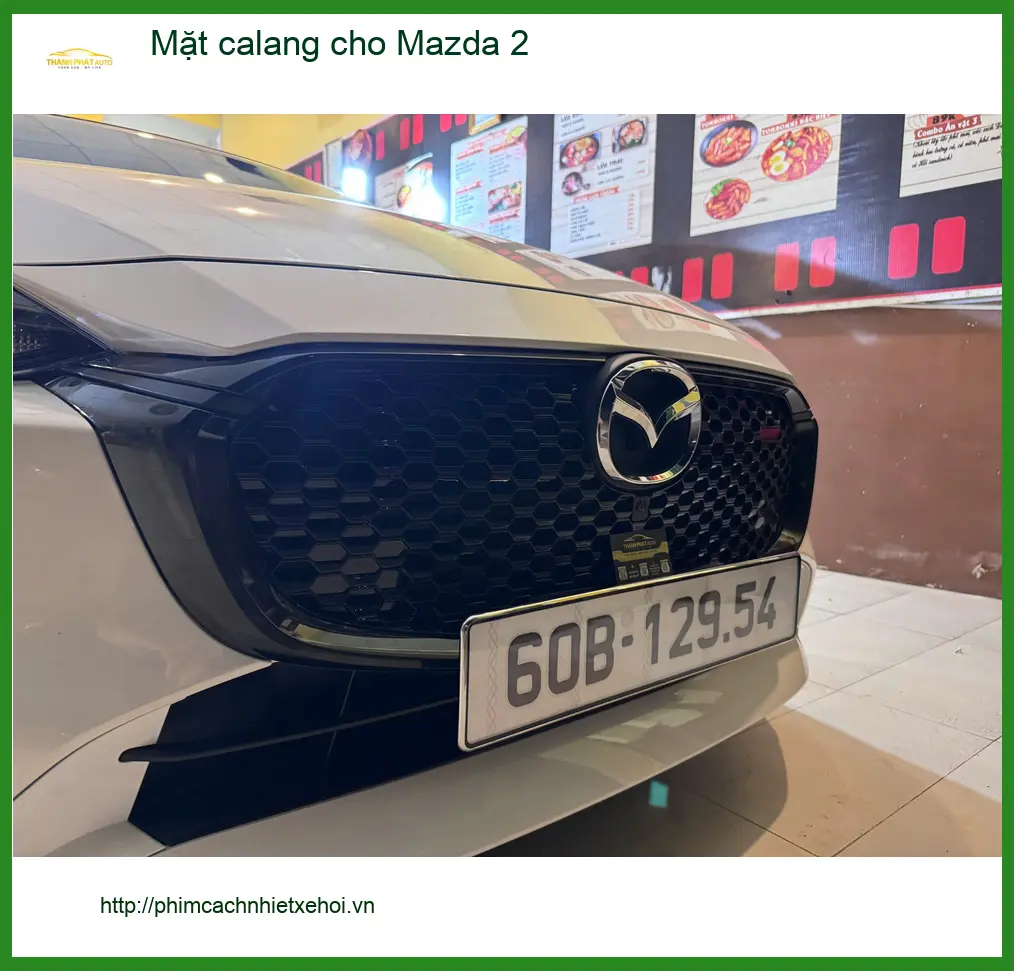 Chị Thư độ Mặt calang cho Mazda 2 tại Quận 12 để xe trông thể thao hơn ảnh thực tế 2