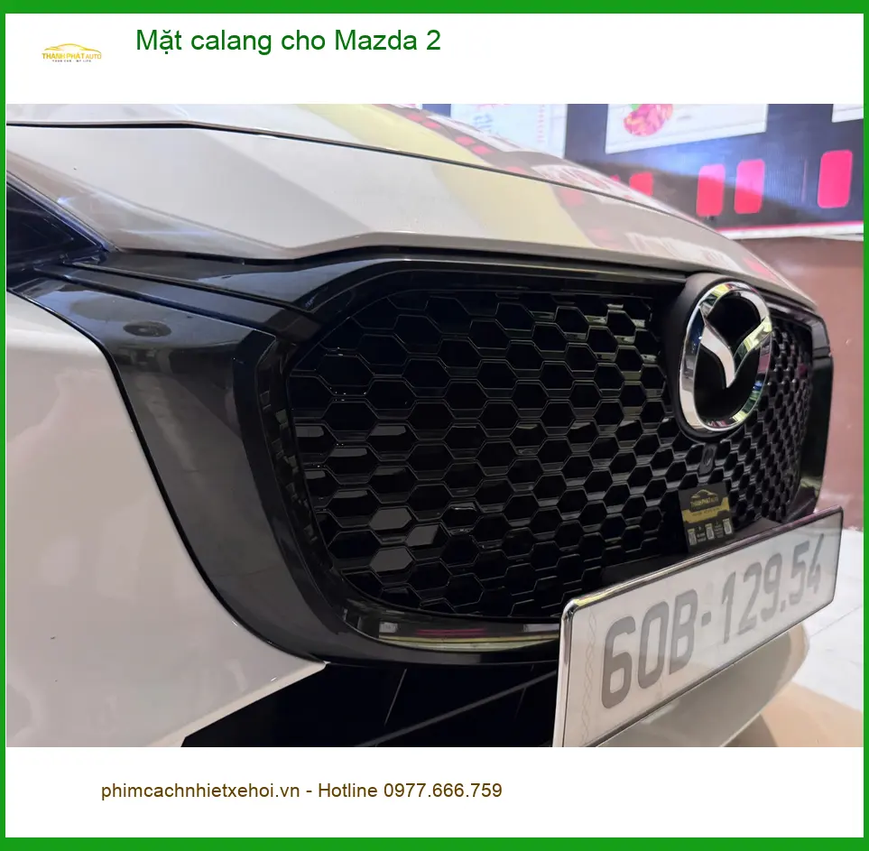 Chị Thư độ Mặt calang cho Mazda 2 tại Quận 12 để xe trông thể thao hơn ảnh thực tế 5