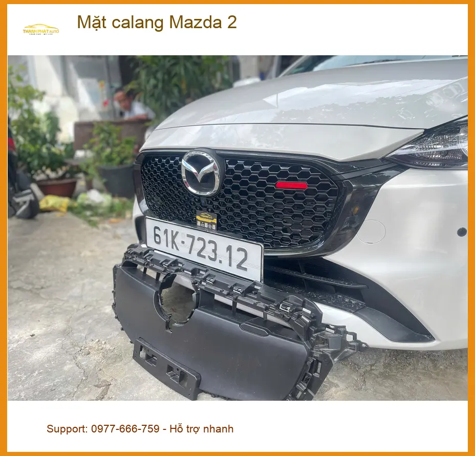Anh Tấn Độ Mặt calang Mazda 2 tại Quận 3 để xe có diện mạo mới cá tính