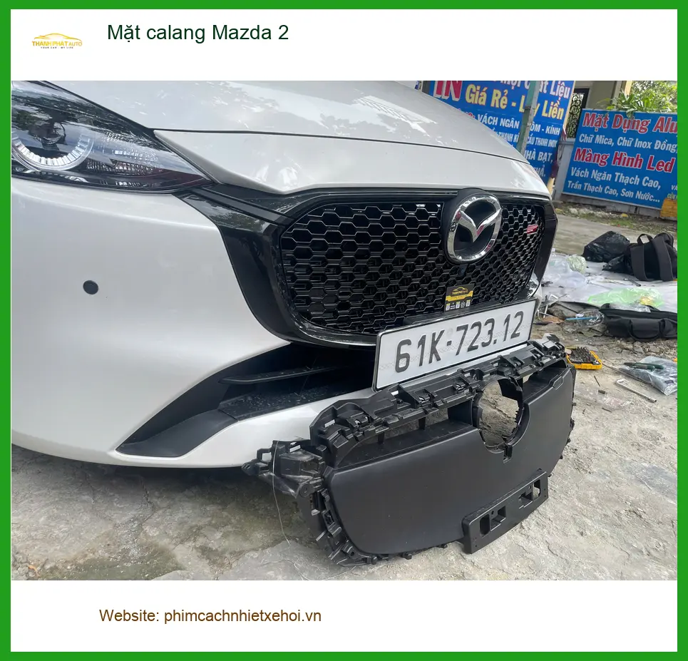 Anh Tấn Độ Mặt calang Mazda 2 tại Quận 3 để xe có diện mạo mới cá tính ảnh thực tế 2