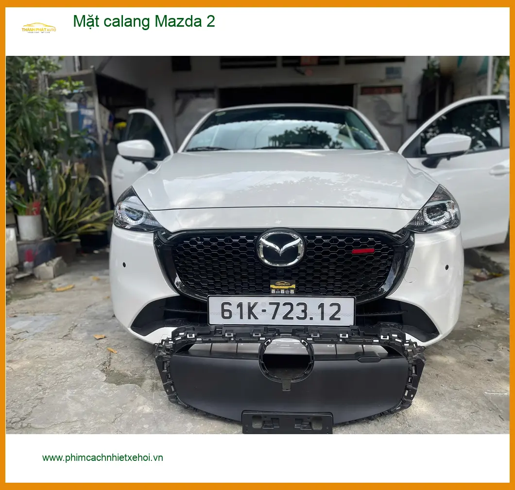 Anh Tấn Độ Mặt calang Mazda 2 tại Quận 3 để xe có diện mạo mới cá tính ảnh thực tế 5