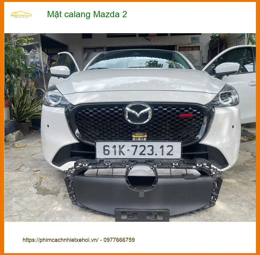 Anh Tùng độ mặt calang Mazda 2 tại Quận Tân Bình nâng tầm diện mạo. ảnh thực tế 2