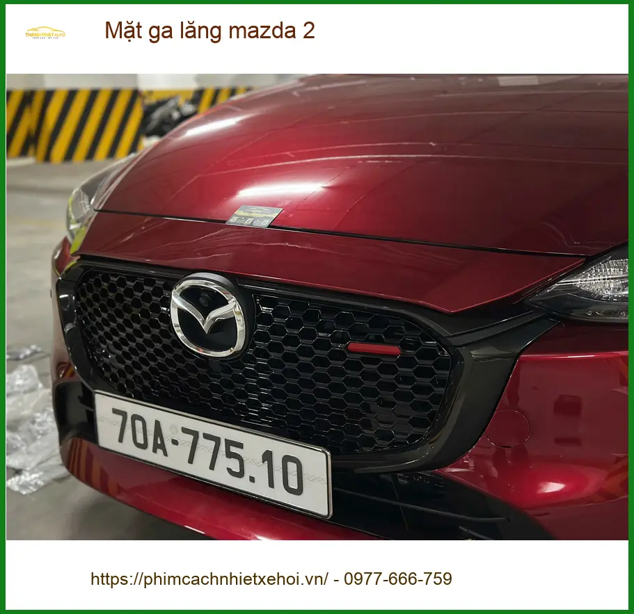 Anh Đạt lắp mặt ga lăng Mazda 2 tại Hóc Môn đổi mới diện mạo xe