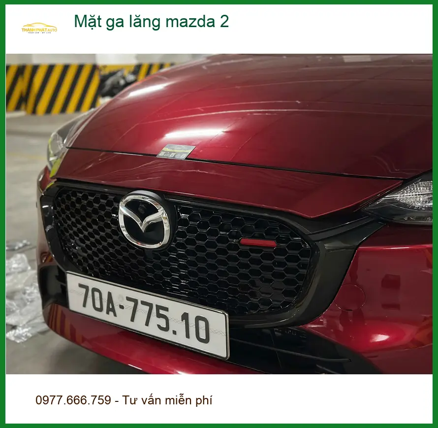 Anh Kiên độ mặt ga lăng Mazda 2 tại Thủ Đức để xe thêm phần cá tính ảnh thực tế 3