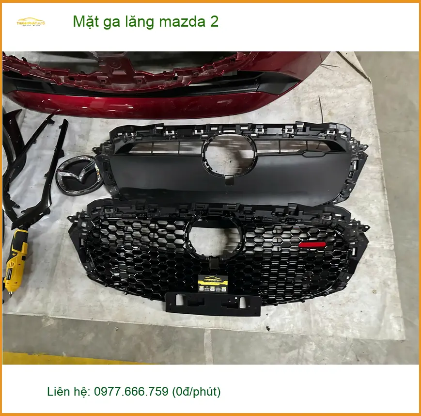 Địa chỉ độ Mặt ga lăng Mazda 2 Quận 12 uy tín cho Anh Bách muốn thay mới ảnh thực tế 4