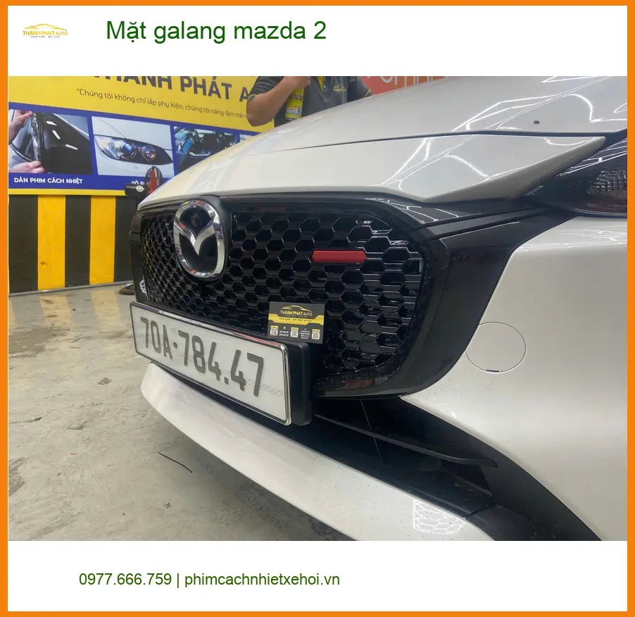 Anh Lực nâng cấp Mặt galang Mazda 2 tại Quận 6 để xe trông thể thao hơn