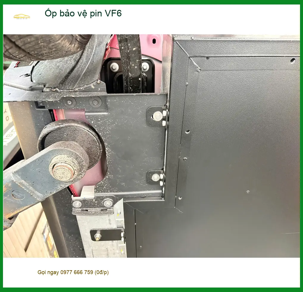 Anh Khôi lắp ốp bảo vệ pin VinFast VF6 tại Quận 1 để xe bền bỉ hơn ảnh thực tế 2