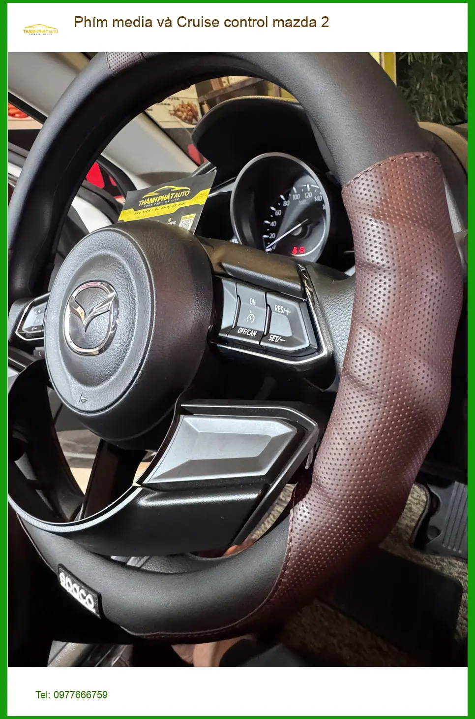 Anh Khang lắp Phím media và Cruise control Mazda 2 ở Thủ Đức cho tiện nghi ảnh thực tế 5