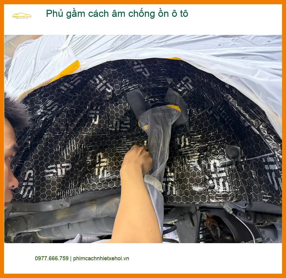 Anh Quang Quận Tân Phú phủ gầm cách âm chống ồn Mazda CX-5 hiệu quả ảnh thực tế 3