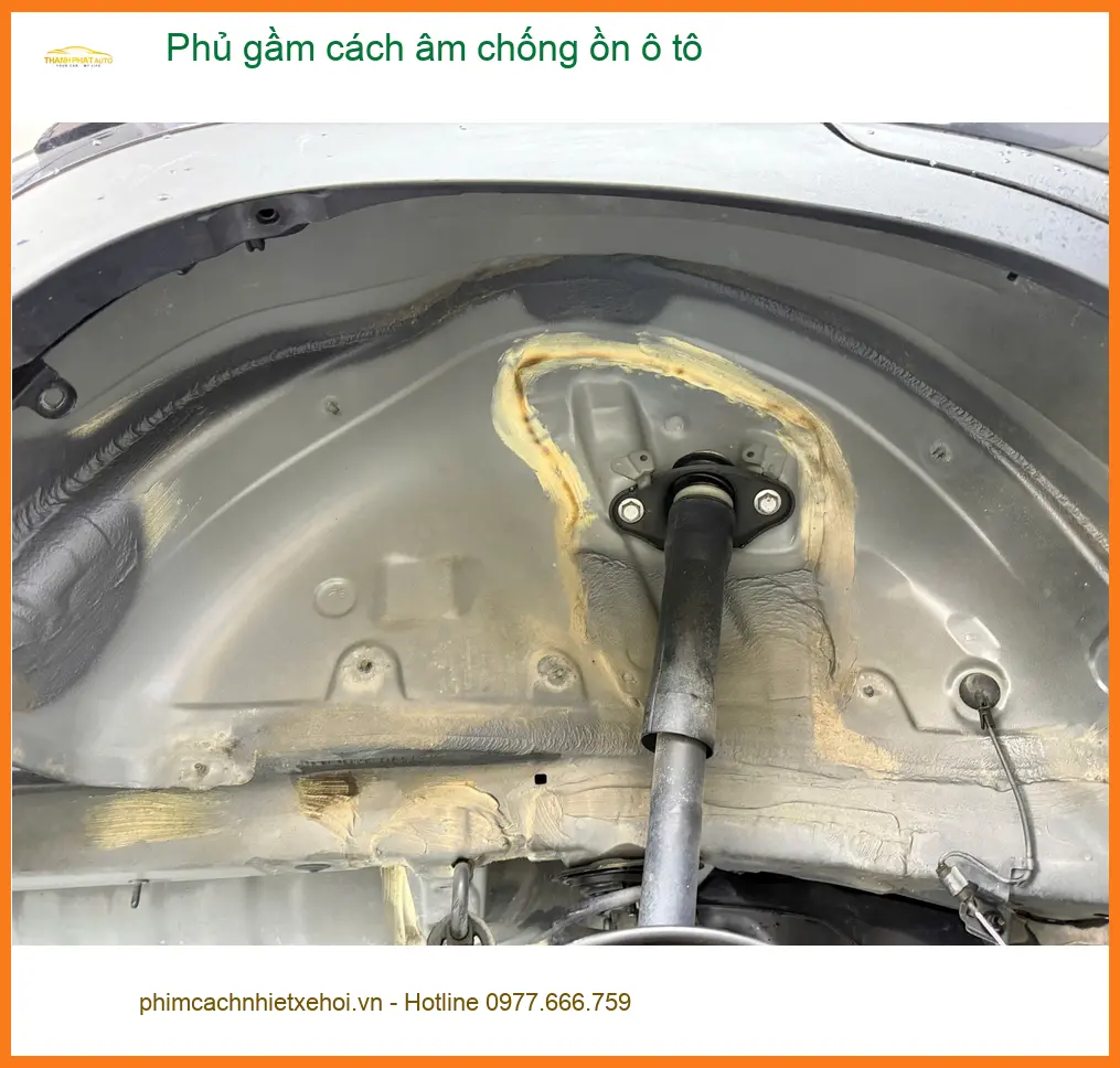 Anh Quang Quận Tân Phú phủ gầm cách âm chống ồn Mazda CX-5 hiệu quả ảnh thực tế 4