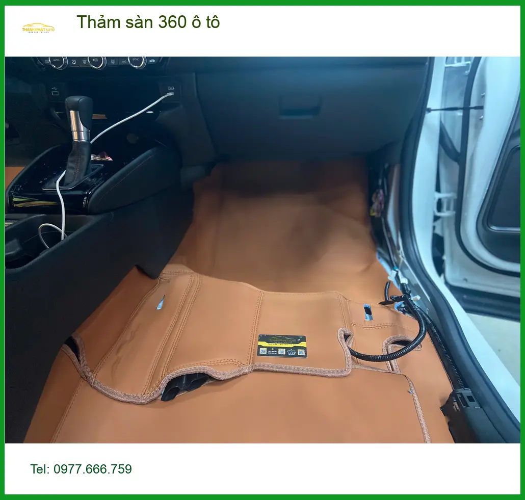 Chị Diễm làm Thảm sàn 360 ô tô cho Hyundai Accent tại Quận 8 để nội thất luôn mới
