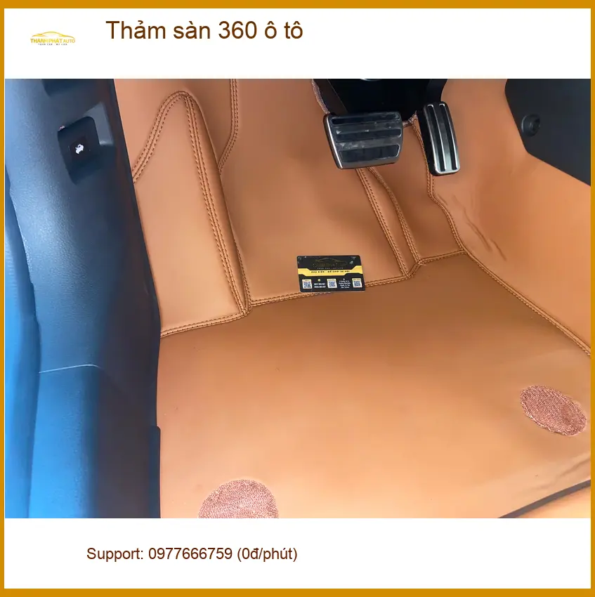 Chị Diễm làm Thảm sàn 360 ô tô cho Hyundai Accent tại Quận 8 để nội thất luôn mới ảnh thực tế 3