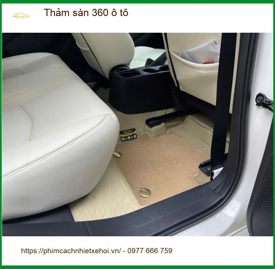 Chị Thảo lắp thảm sàn 360 ô tô Kia K3 tại Cần Giờ, giúp sàn xe sạch đẹp ảnh thực tế 2