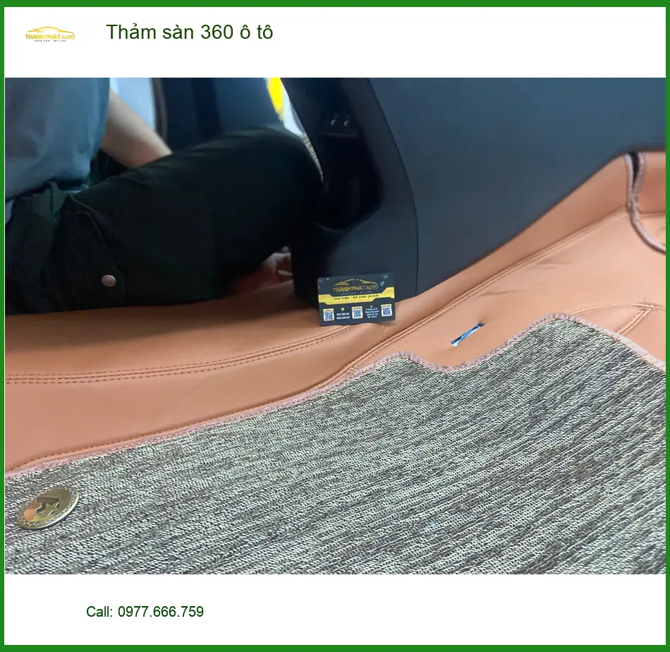 Bác Long lắp thảm sàn 360 ô tô cho Hyundai Creta tại Quận 7 để nội thất luôn sạch đẹp ảnh thực tế 3