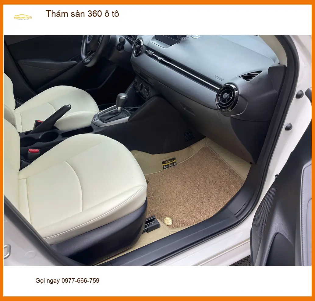 Anh Minh lắp Thảm sàn 360 ô tô cho Hyundai Accent tại Quận 5 để bảo vệ sàn xe tối ưu ảnh thực tế 2