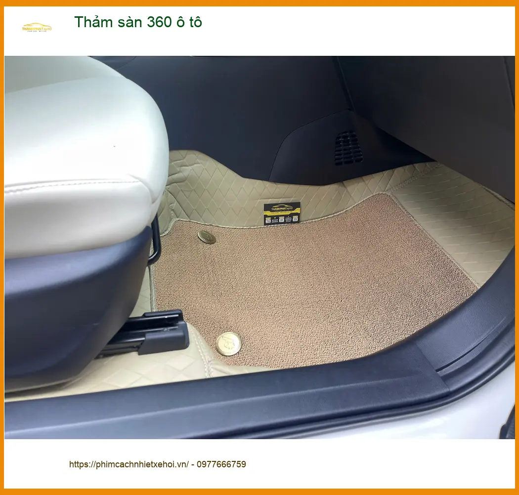 Anh Minh lắp Thảm sàn 360 ô tô cho Hyundai Accent tại Quận 5 để bảo vệ sàn xe tối ưu ảnh thực tế 5
