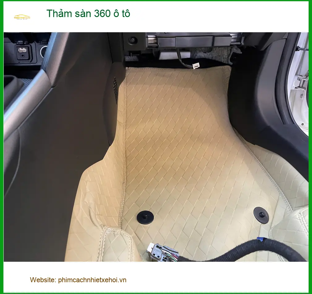 Anh Dũng lắp thảm sàn 360 ô tô cho Toyota Vios tại Quận 12 để nội thất luôn sạch sẽ ảnh thực tế 2