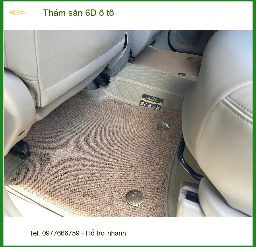 Anh Khải lắp thảm sàn 6D cho Kia Sorento tại Quận 2 giúp xe sang trọng hơn ảnh thực tế 2