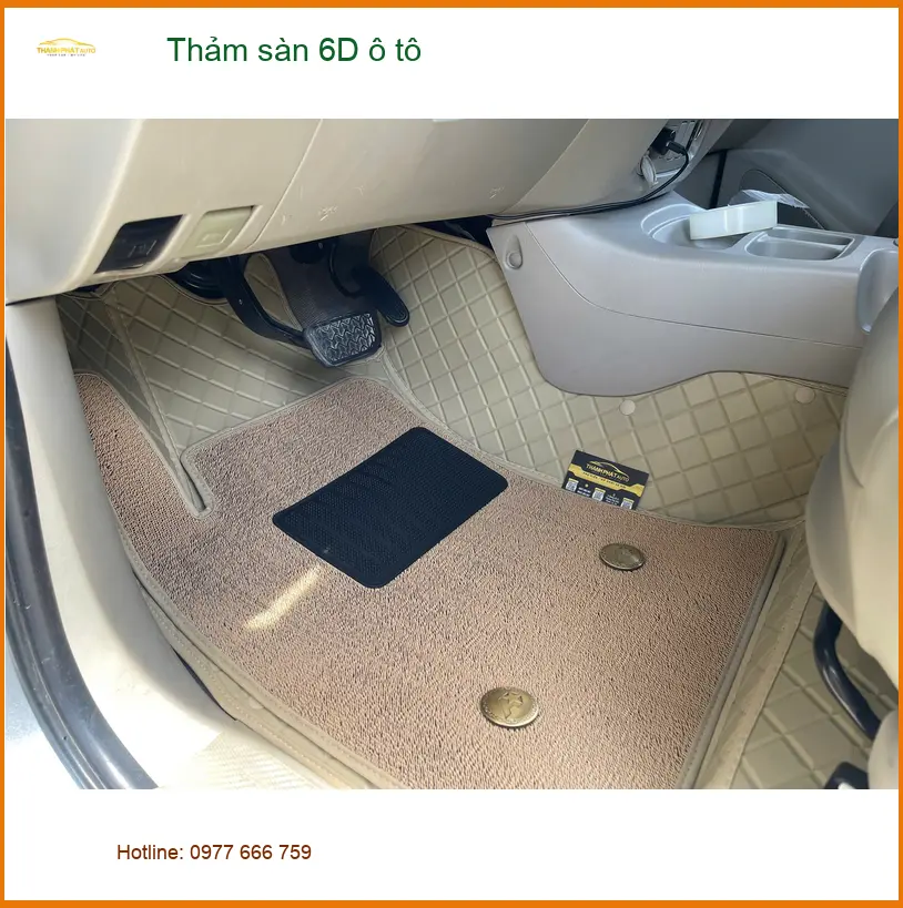 Anh Khải lắp thảm sàn 6D cho Kia Sorento tại Quận 2 giúp xe sang trọng hơn ảnh thực tế 3