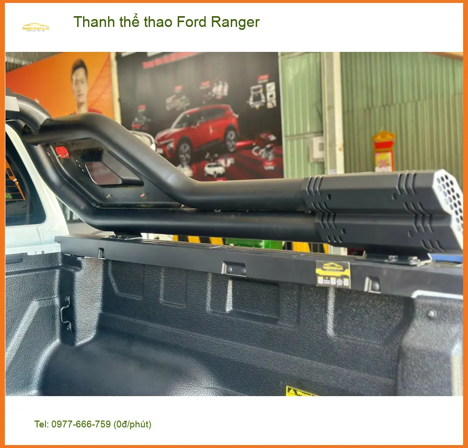 Anh Nam gắn thanh thể thao Ford Ranger Quận Nhà Bè để xe cứng cáp ảnh thực tế 2
