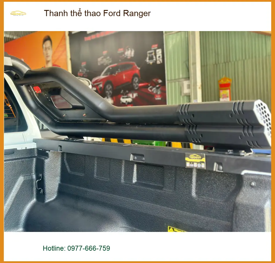 Anh Tùng lắp Thanh thể thao Ford Ranger tại Củ Chi để xe trông mạnh mẽ hơn ảnh thực tế 2