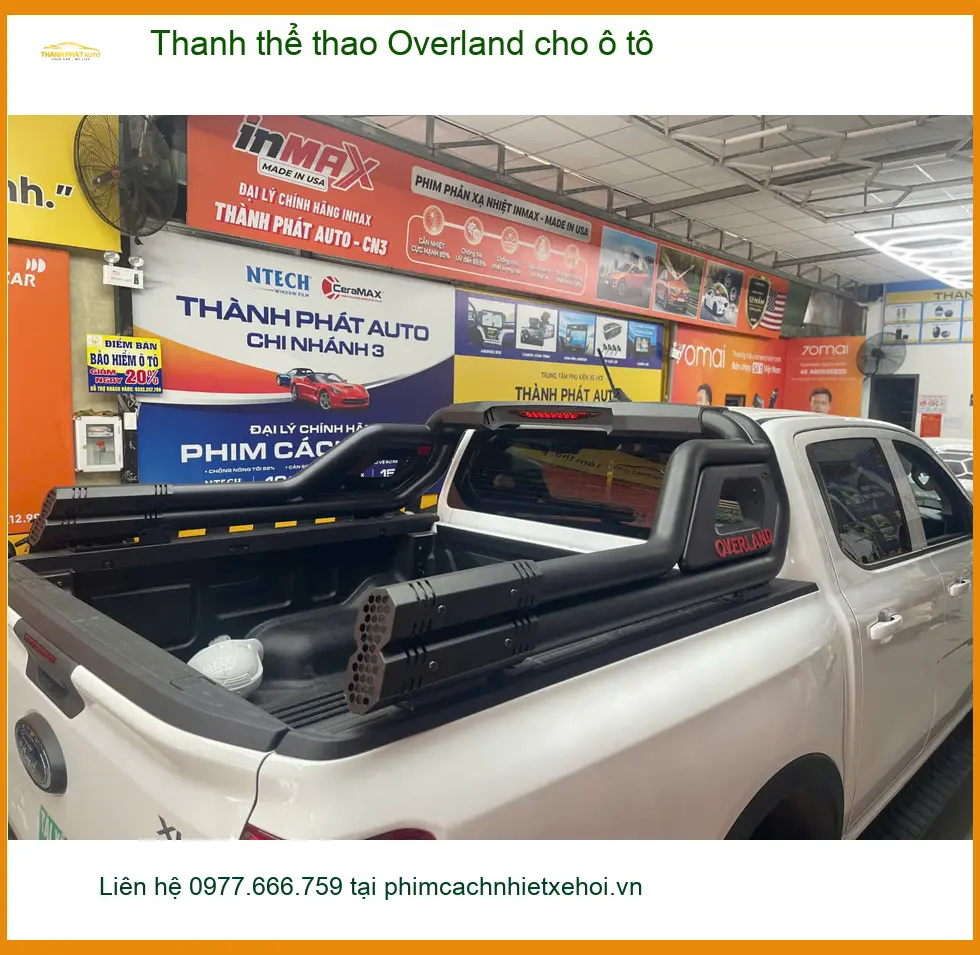 Anh Khang lắp thanh thể thao Overland cho Ford Ranger tại Quận 2