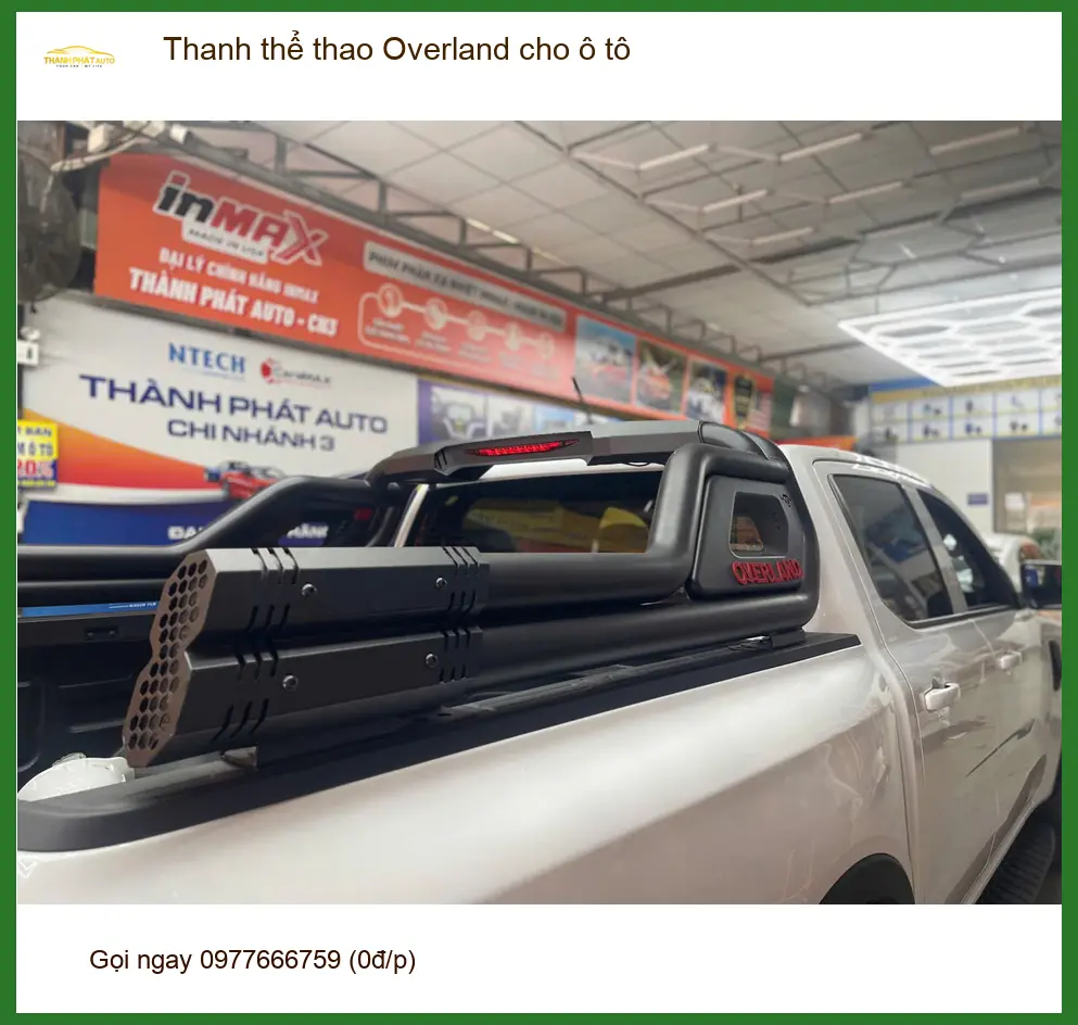 Anh Tùng lắp Thanh thể thao Overland cho Mitsubishi Triton tại Quận 5