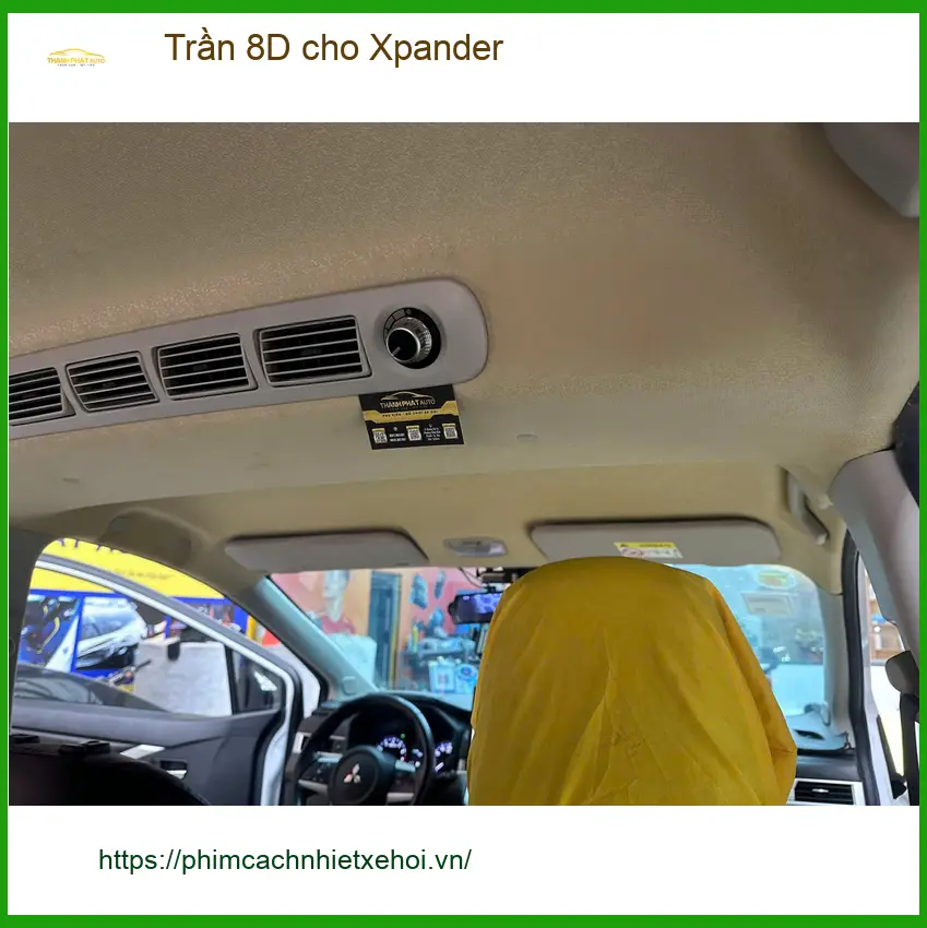 Anh Khôi bọc Trần 8D cho Xpander tại Quận Tân Phú vì nội thất xe cũ đã xuống cấp
