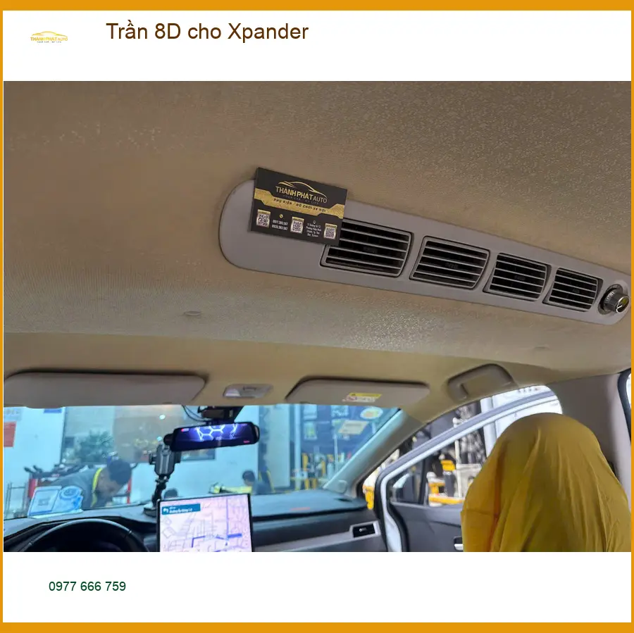 Anh Khôi bọc Trần 8D cho Xpander tại Quận Tân Phú vì nội thất xe cũ đã xuống cấp ảnh thực tế 3