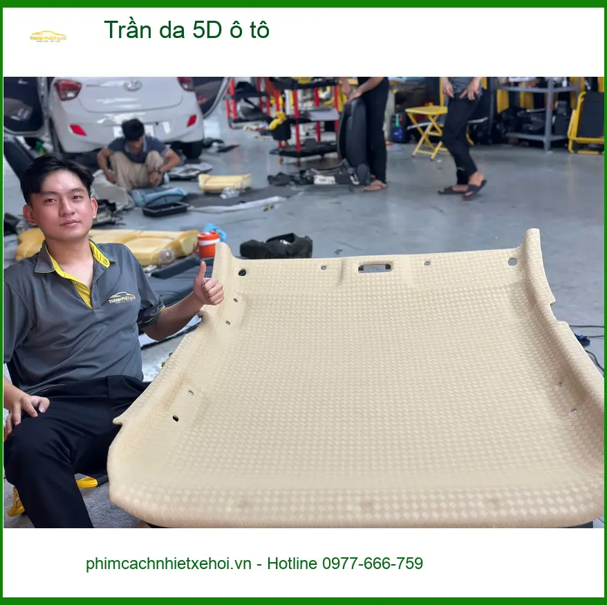 Anh Khang bọc trần da 5D ô tô cho Mitsubishi Outlander tại Quận 3 để xe sang hơn ảnh thực tế 2