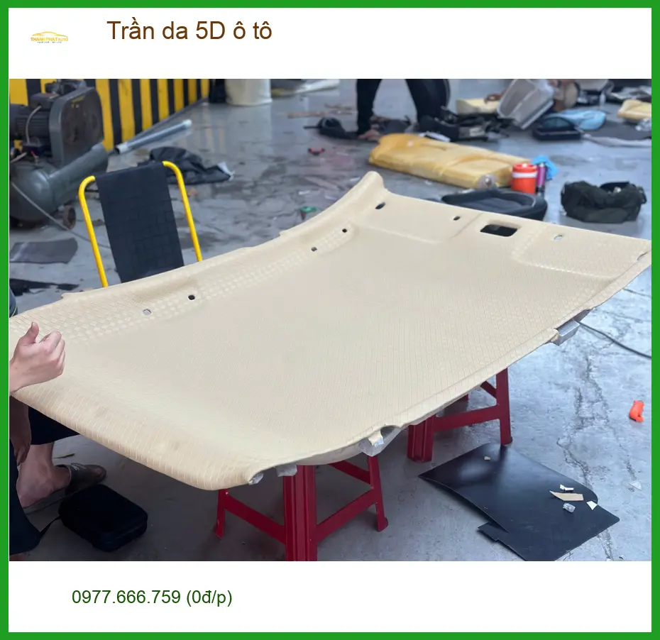 Anh Khang bọc trần da 5D ô tô cho Mitsubishi Outlander tại Quận 3 để xe sang hơn ảnh thực tế 5