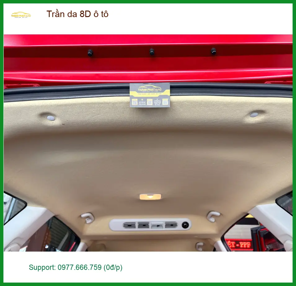 Anh Tấn bọc trần da 8D ô tô Hyundai Accent ở Quận Bình Thạnh giữ xe sạch đẹp ảnh thực tế 2