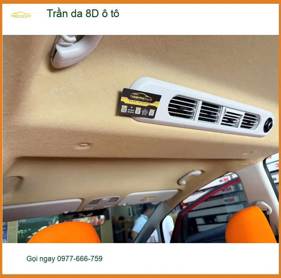 Anh Tấn bọc trần da 8D ô tô Hyundai Accent ở Quận Bình Thạnh giữ xe sạch đẹp ảnh thực tế 3
