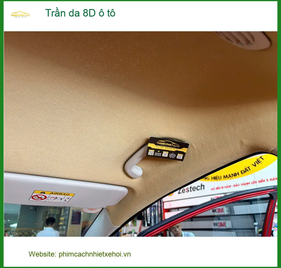 Anh Tấn bọc trần da 8D ô tô Hyundai Accent ở Quận Bình Thạnh giữ xe sạch đẹp ảnh thực tế 4