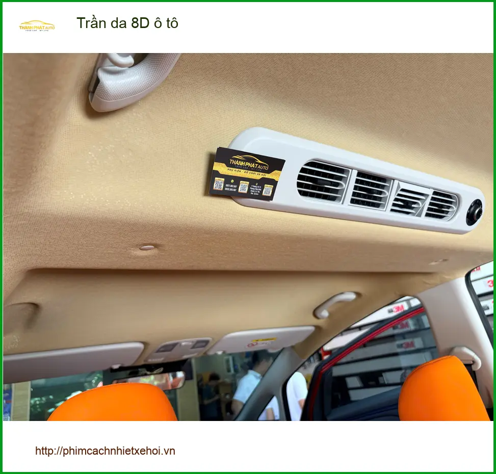 Chị Thảo bọc trần da 8D ô tô Toyota Vios tại Quận 11 tăng vẻ sang trọng ảnh thực tế 2