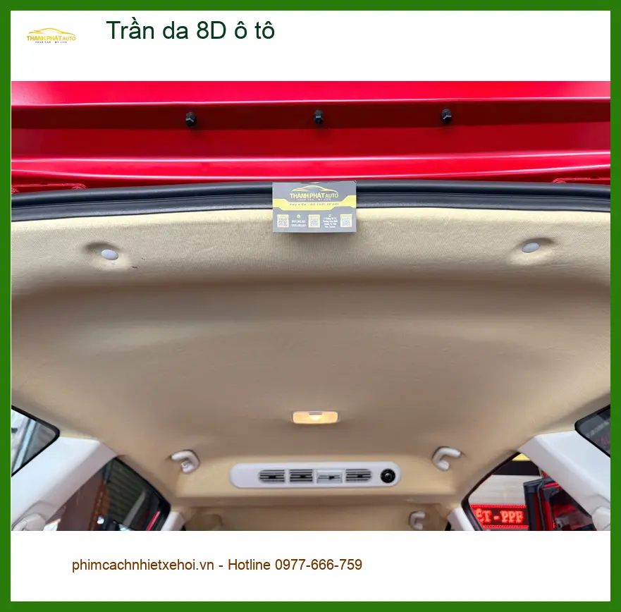 Chị Thảo bọc trần da 8D ô tô Toyota Vios tại Quận 11 tăng vẻ sang trọng ảnh thực tế 3