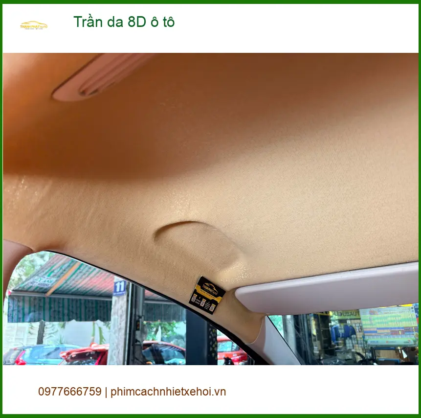 Anh Tấn bọc trần da 8D ô tô Kia Carnival tại Hóc Môn cho nội thất sang trọng